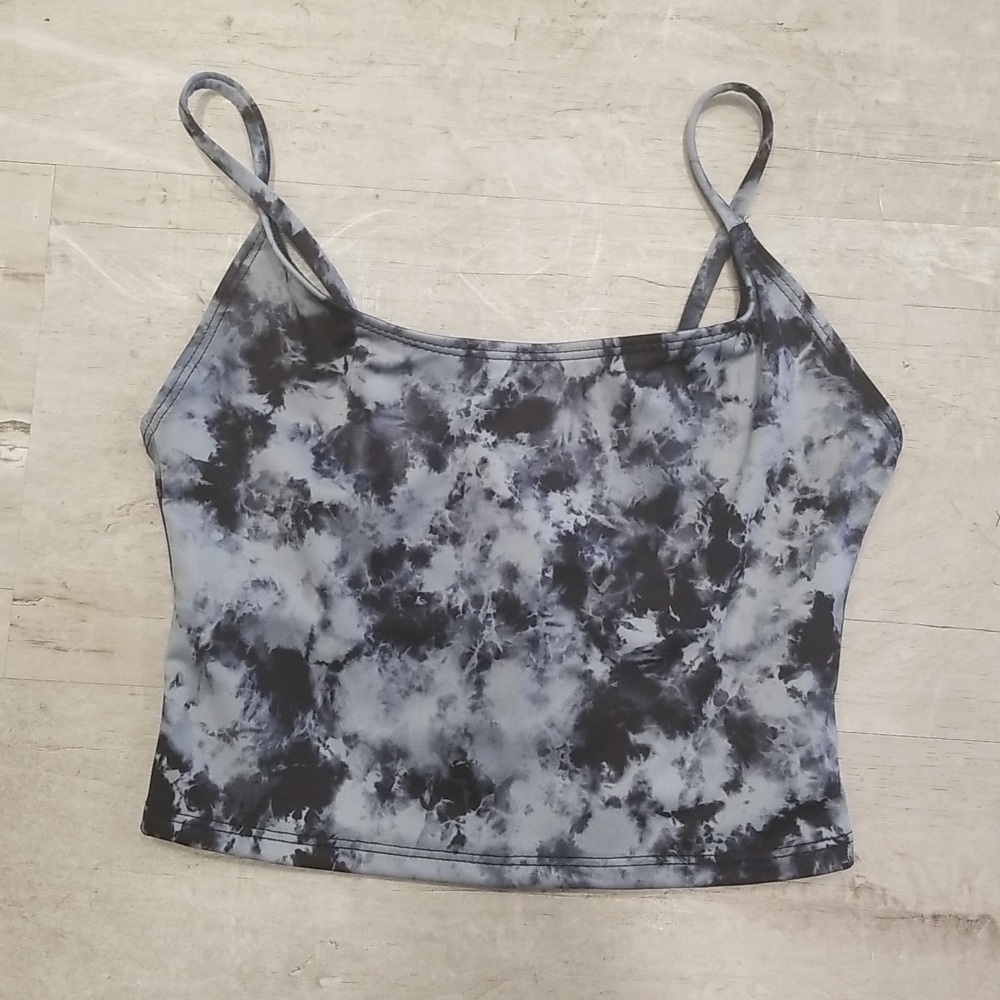 💕ONZIE💕 Belle Cami Crop Top ~ Moonstone Acid Wash Tie-Dye Small/Medium NWT - Picture 6 of 12